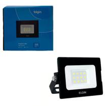 Refletor Elgin Led 10w Branco Frio 6500k Prova D'agua