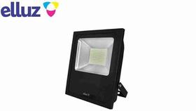 Refletor Elluz De Led Alumínio Luz Fria 6500k 30w 2250 Lúmens Bivolt