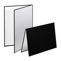 Refletor fotográfico Cardboard Meking 3 em 1 43x30cm 2 pacotes