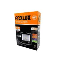 Refletor Foxlux Led 20W 6,5K 30000H Preto