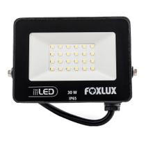 Refletor Foxlux Led 30W 6,5K 30000H Preto Refletor Foxlux Led 30W 6,5K 30000H Preto