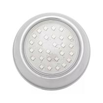 Refletor Hiper Led 15W Inox Branco Frente Baixa Brustec