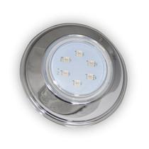 Refletor Hiper Led 9W Azul Inox 316L Iluminação P/ Piscina