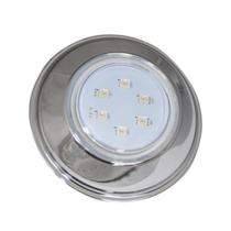 Refletor Hiper Led 9W Branco Inox 316L Iluminação P/ Piscina