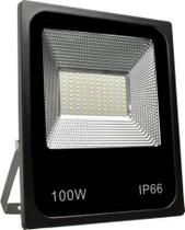Refletor Holofote 100w Bivolt Prova Dágua Led Ip66 Frio - AAATOP