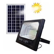 Refletor Holofote 200w Energia Solar Sensor Controle Remoto