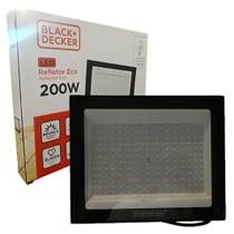 Refletor Holofote Eco Led 200w Branco Frio 6500K IP65 Bivolt
