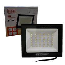 Refletor Holofote Eco Led 50w Branco Frio 6500K IP65 Bivolt