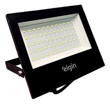 Refletor Holofote LED 100W 6500K Elgin Preto Bivolt Refletor Holofote LED 100W 6500K Elgin Preto Bivolt