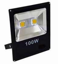 Refletor Holofote LED 100W Branco Quente para Iluminação Externa Refletor Holofote LED 100W Branco Quente para Iluminação Externa