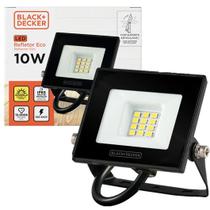 Refletor Holofote Led 10w Luz Quente 3000K Amarelo IP65