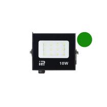 Refletor Holofote LED 10W Verde para Iluminação Externa