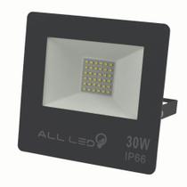 Refletor Holófote LED 30W IP66 SMD 3000k Qualidade Segurança - All Led