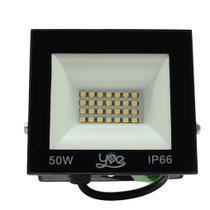 Refletor holofote led 50w - branco frio - bivolt - resistente à água
