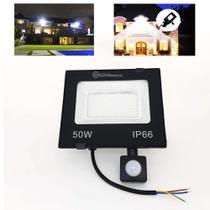 Refletor Holofote Led 50w Sensor Presença Movimento Maior Eficência Luminosa LED50W