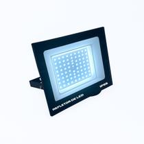 Refletor holofote led mini 400w ip66 prova d'água bivolt forte luz branco frio 6500k