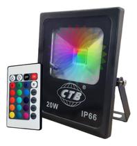 Refletor Holofote Led Rgb 20W Ip66 Bivolt Refletor Holofote Led Rgb 20W Ip66 Bivolt