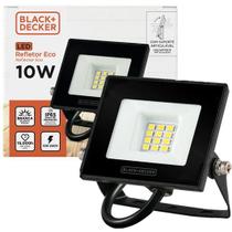 Refletor Holofote Led Slim 10w Branco Frio 6500K IP65 Bivolt