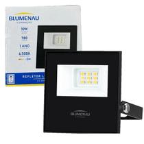 Refletor Holofote Led Slim 10w Branco Frio 6500K IP66 Bivolt