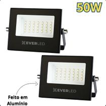 Refletor Holofote Led Slim 50w 6500k Branco Frio Provadagua Refletor Holofote Led Slim 50w 6500k Branco Frio Provadagua