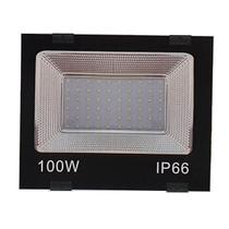 Refletor Holofote LED SMD 100W IP66 3000K Branco Quente Bivolt