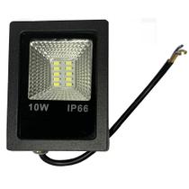 Refletor Holofote Led Smd 10W 6500k IP66 Branco Frio -Bivolt Refletor Holofote Led Smd 10W 6500k IP66 Branco Frio -Bivolt