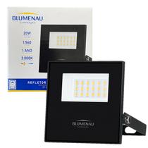 Refletor Holofote Led Smd 20w Branco Quente 3000k Bivolt