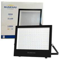 Refletor Holofote Slim 300w Branco Quente 3000K Amarelo IP66