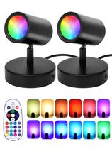 Refletor interno LED AodiYipei 10W RGBW 110V, pacote com 2 unidades Refletor interno LED AodiYipei 10W RGBW 110V, pacote com 2 unidades