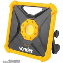 Refletor lanterna led sem bateria intercambiavel 18v vonder