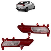 Refletor Lanterna Parachoque Traseiro Hb20 Hatch 2023 A 2025 Bicolor