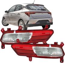 Refletor Lanterna Parachoque Traseiro Hb20 Hatch 2023 até 2024 Luz de Ré Par 2 peças Refletor Lanterna Parachoque Traseiro Hb20 Hatch 2023 até 2024 Luz de Ré Par 2 peças