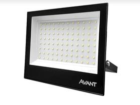 Refletor led 100w bivolt branco frio 6500k compacto ip66 - avant