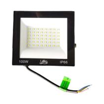 Refletor LED 100W IP66 Branco Frio 6000K Alta Potência, Economia e Resistência
