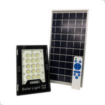 Refletor LED 100W IP66 Placa Solar Recarregável Com Controle - Aaa Top