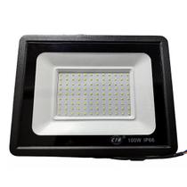 Refletor Led 100w Prova Dágua Ip66 Holofote Branco Quente