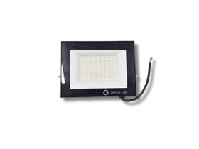 Refletor Led 100W RGB Slim C/ Controle Remoto IP67 Embu Led