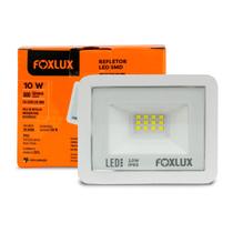 Refletor Led 10W 6500K Branco Bivolt Foxlux Refletor Led 10W 6500K Branco Bivolt Foxlux