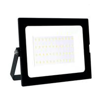 Refletor Led 10w 6500k Branco Frio IP65 Bivolt Preto