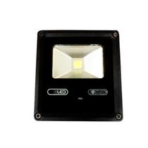 Refletor LED 10W 6500K IP65 - Foxlux - Corpo Alumínio - Driver Embutido - Bivolt