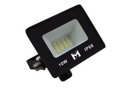 Refletor LED 10W Alumínio IP66 - Kit 5 Unid.