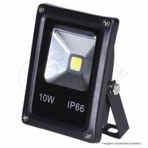 Refletor Led 10W Bivolt Branco Frio Ip66 6500K