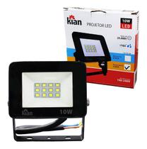 Refletor Led 10W Bivolt Ip65 120 Branco Quente 3000K