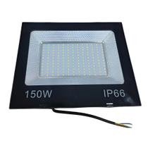 Refletor LED 150W 6500K Bivolt IP66 Branco Frio Jardim Refletor LED 150W 6500K Bivolt IP66 Branco Frio Jardim
