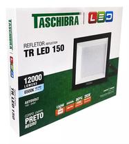 Refletor Led 150W Preto 6500k Luz fria