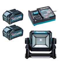 Refletor Led 18V 40V ML003G 2x Bateria 4.0Ah Makita 220v Refletor Led 18V 40V ML003G 2x Bateria 4.0Ah Makita 220v