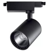 Refletor LED 18W Preto Bivolt 4000K IP20 - 1 Ano Garantia