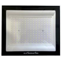 Refletor Led 200W 6500K 20000Lm Preto Ip66 Bivolt Eletrorastro