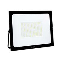 Refletor Led 200w Bivolt Preto Luz Branca Fria 6500k 15k lm Refletor Led 200w Bivolt Preto Luz Branca Fria 6500k 15k lm