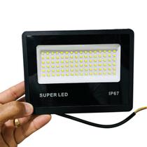 Refletor Led 200w Bivolt Prova de Água IP67 Luz Branco Frio 6500K Iluminação Quadra Campo Condomínio Outdoor Fachada Empresa Garagem